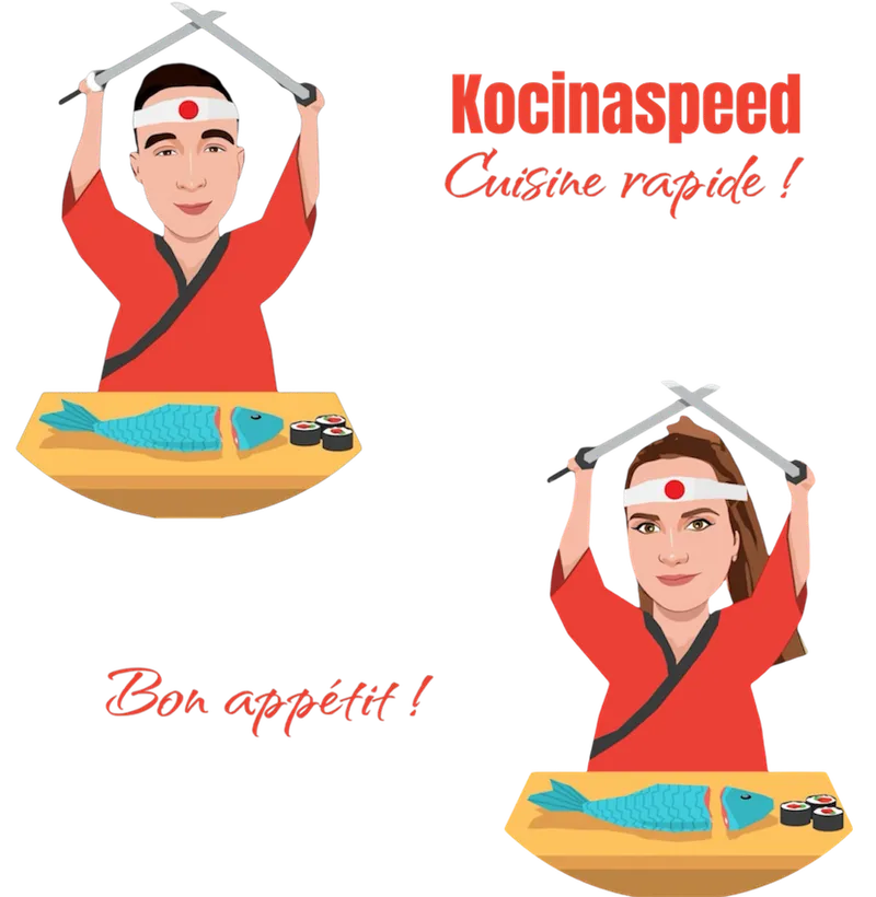 Capture d'écran de Kocinaspeed : Site de recettes avec chatbot IA intégré
